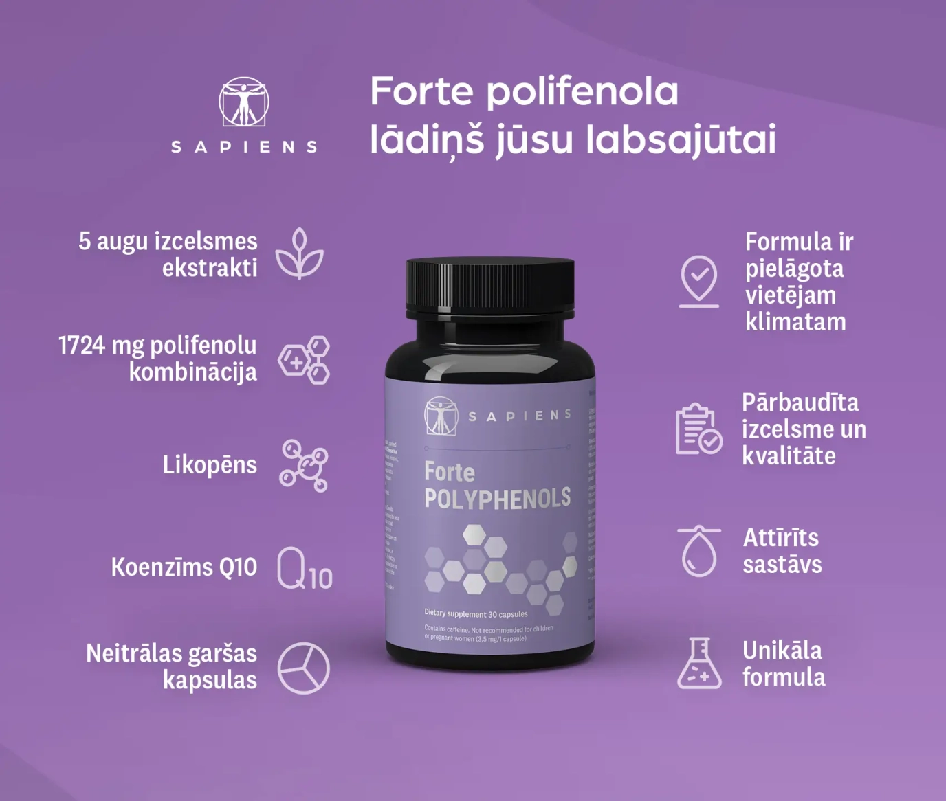 Forte polifenoli x 3 Komplekts