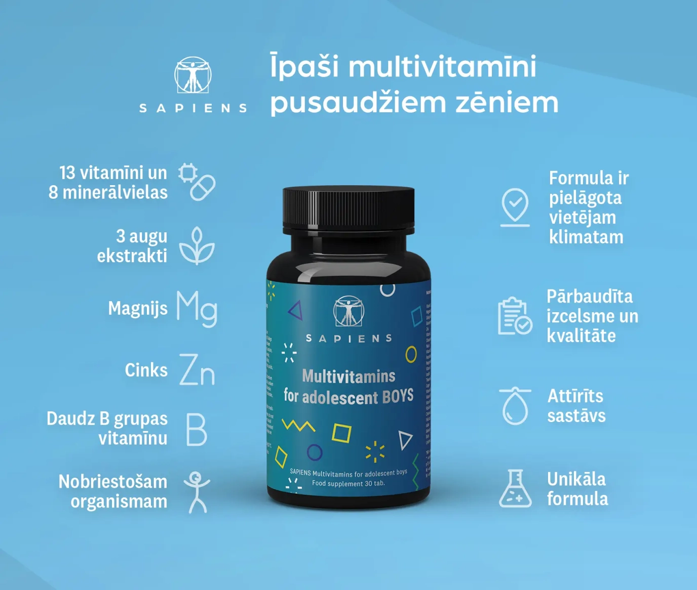 Мультивитамины для Юношей