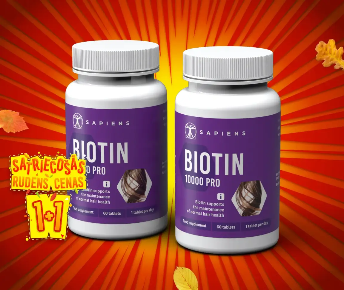 Biotīns 10000 PRO 1+1