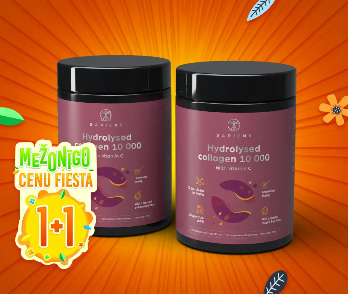 Hidrolizēts kolagēns 10 000 1+1