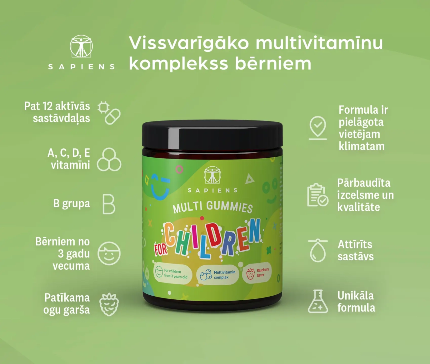 Multi Želejas konfektes bērniem