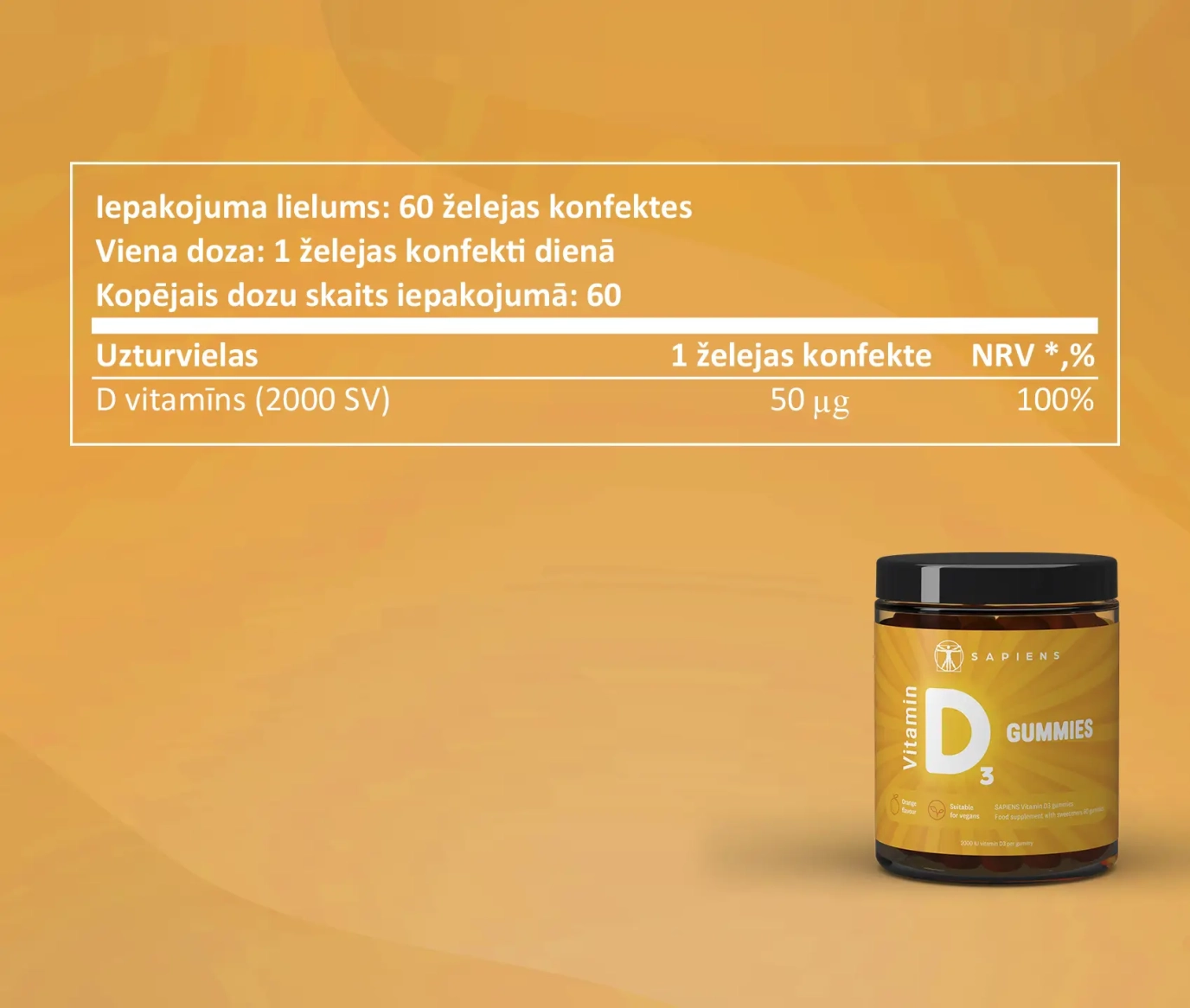 Жевательные конфеты с витамином D3