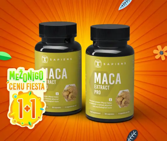 Maca ekstrakts PRO 1+1