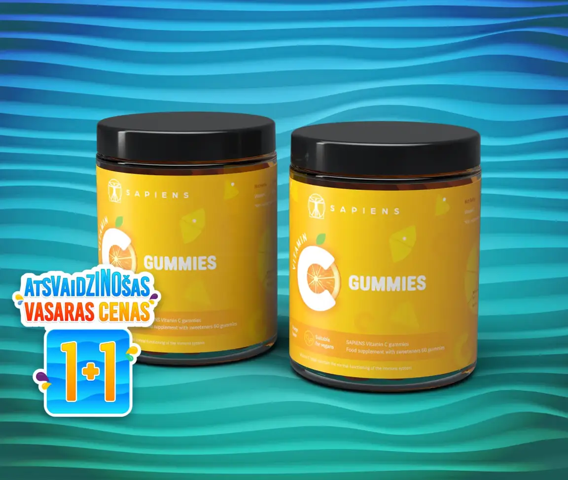 C vitamīna želejas konfektes 1+1