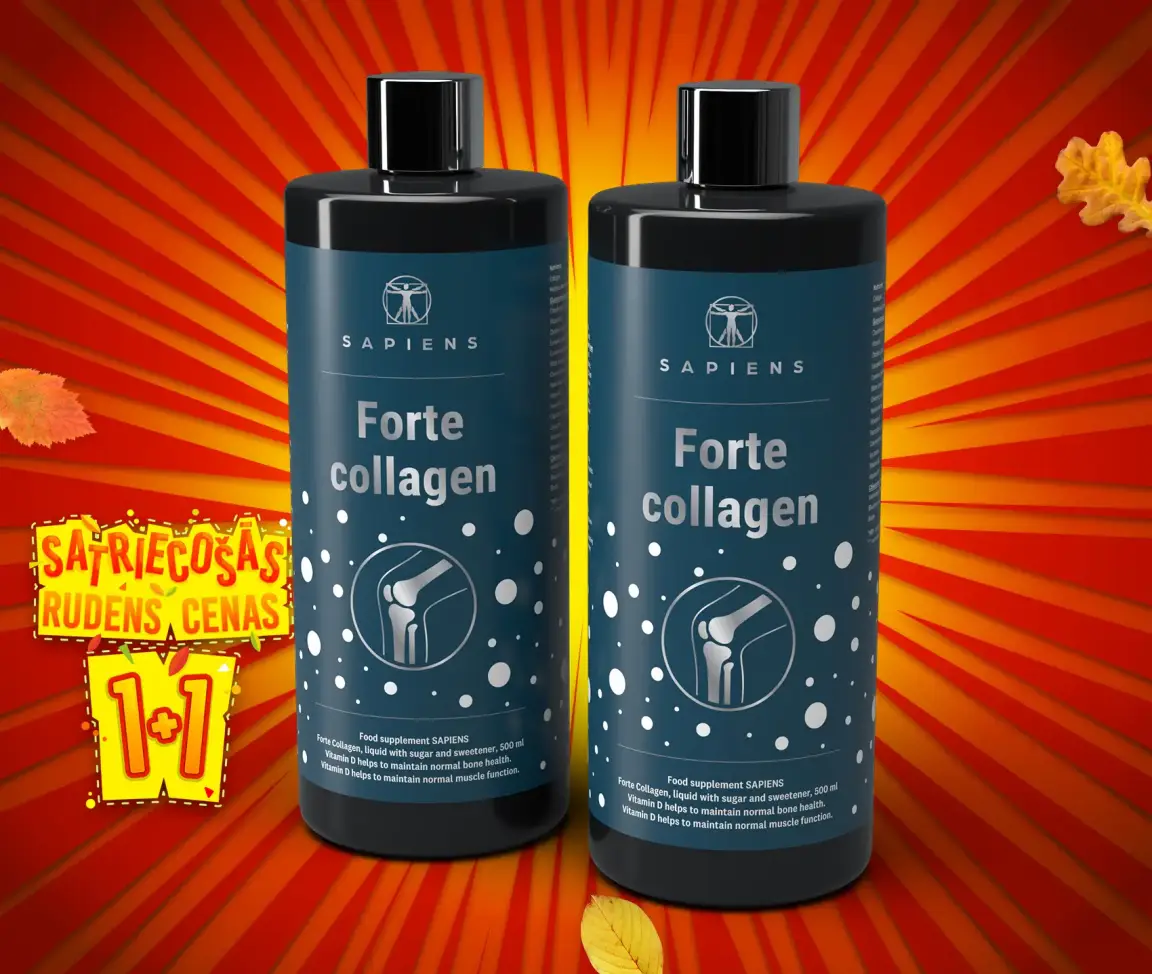 Forte kolagēns (locītavām ar D vitamīnu) 1+1