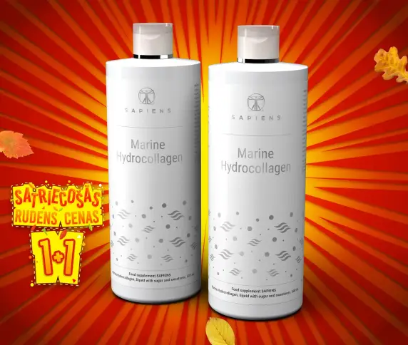 Jūras Hidrokolagēns (ar hialuronu) 1+1