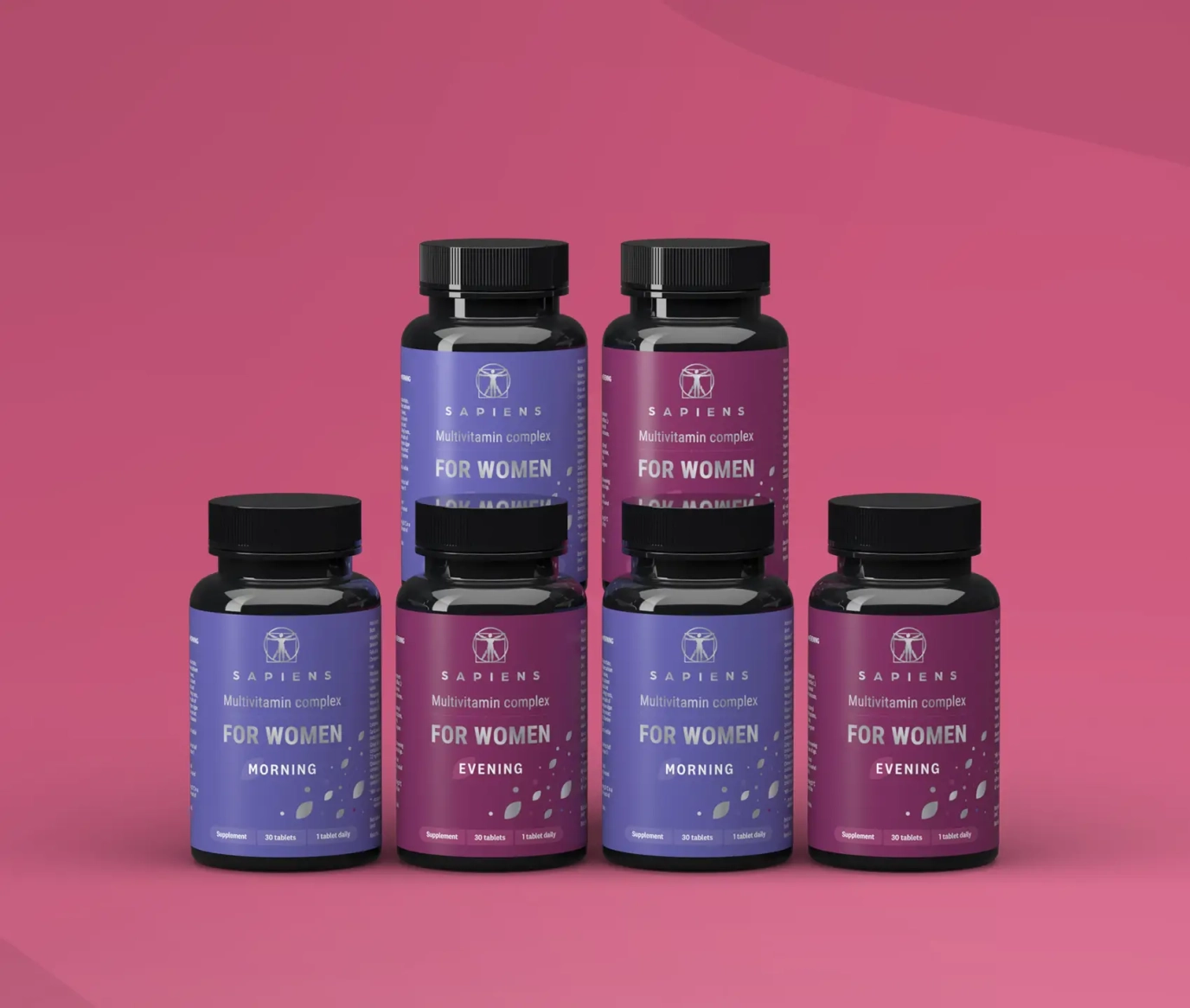 Multivitamīnu komplekss Sievietēm x 3 Komplekts