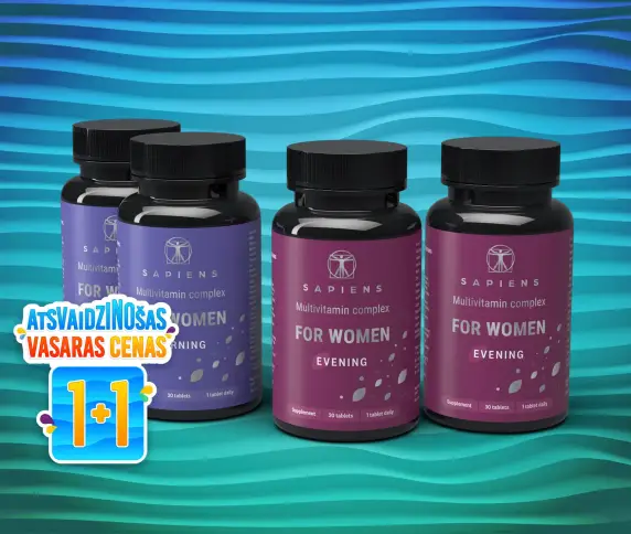 Multivitamīnu komplekss Sievietēm 1+1