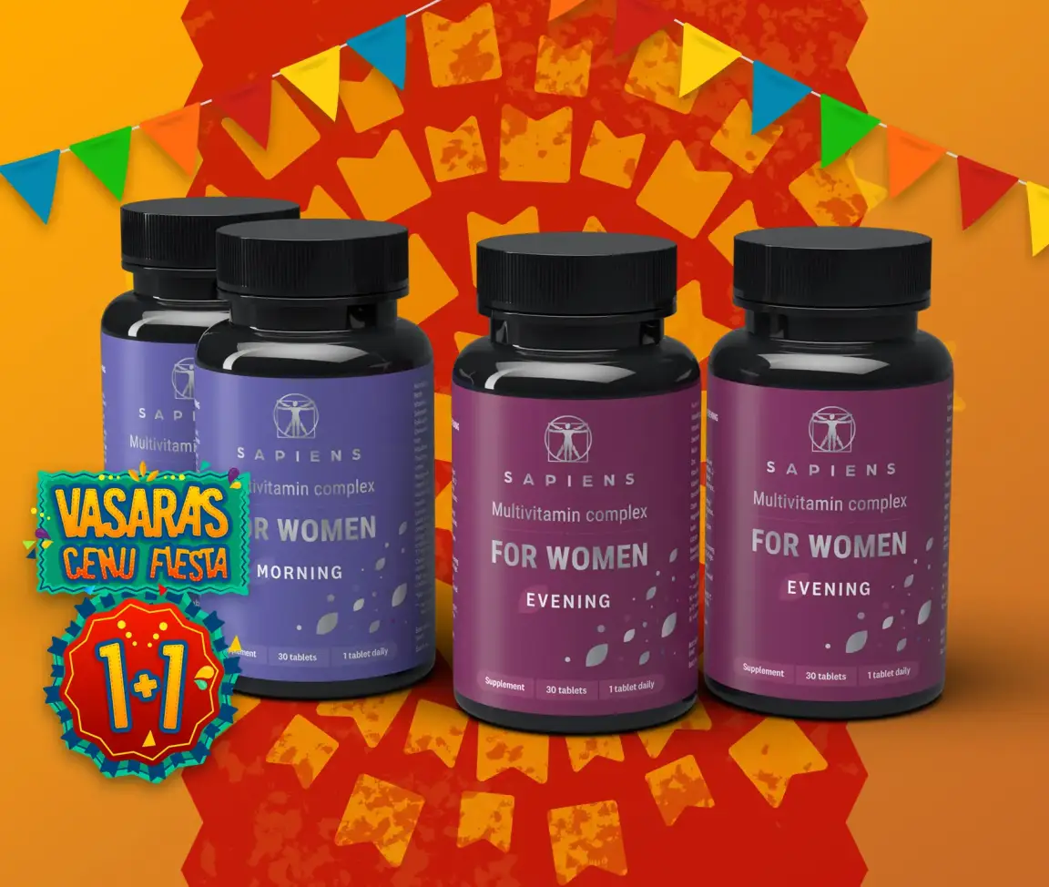 Multivitamīnu komplekss Sievietēm 1+1