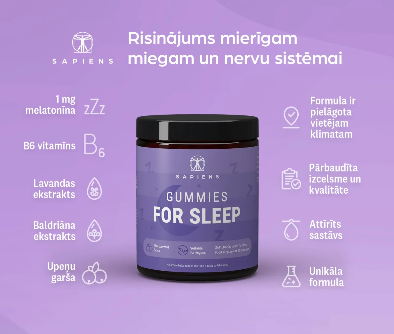 Želejas konfektes miegam 1+1
