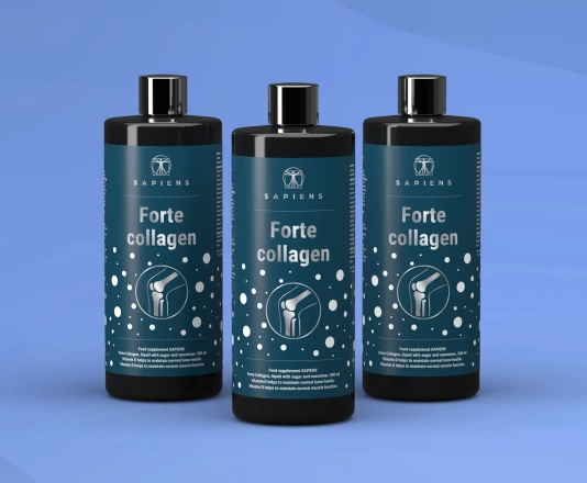 Forte kolagēns (locītavām ar D vitamīnu) x 3 Komplekts